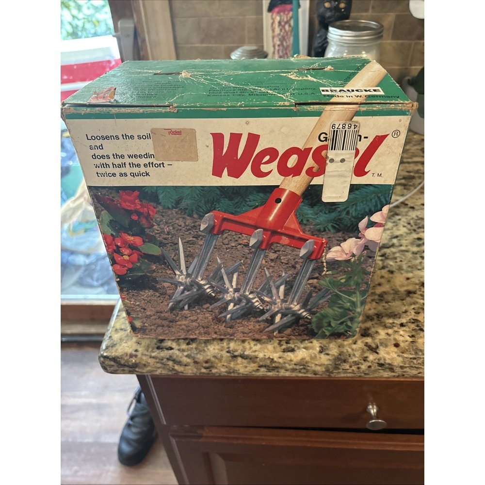Garden Weasel New in Open Box, Made In West Germany Never Used Rare